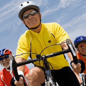 Middle-Aged Men Turn to Cycling