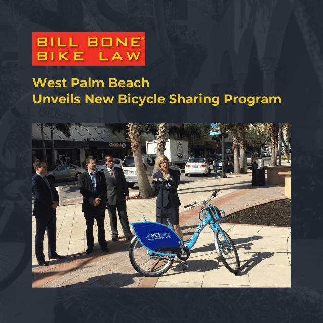 West Palm Beach Unveils New Bicycle Sharing Program