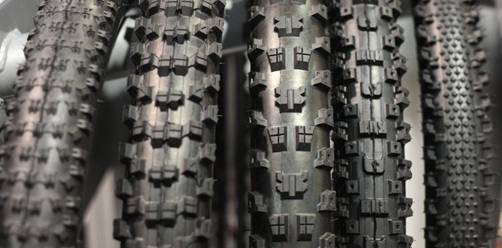 Various Mountain Bike Tire Treads