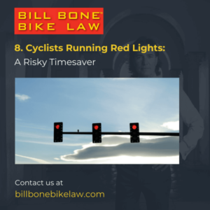 injured cyclists due to not following Traffic Signals